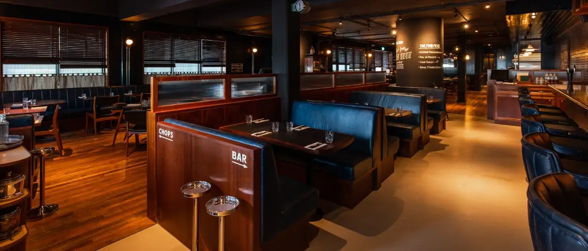 Furniture Supplied To Blacklock Canary Wharf London Restaurant