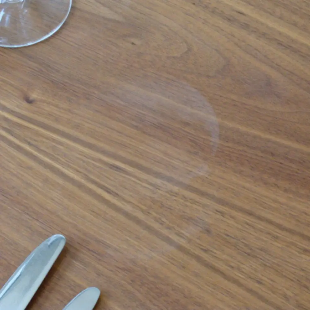 Never Use Sanitiser On Wooden Table Tops