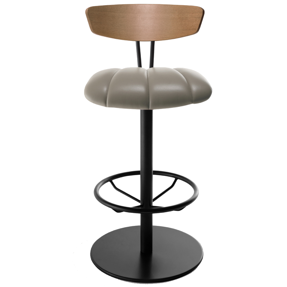 Adjustable pedestal on sale bar stool